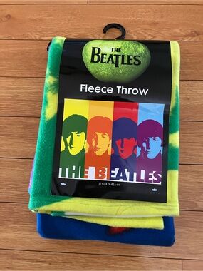 The Beatles Fleece Throw-50”x60”, NEW